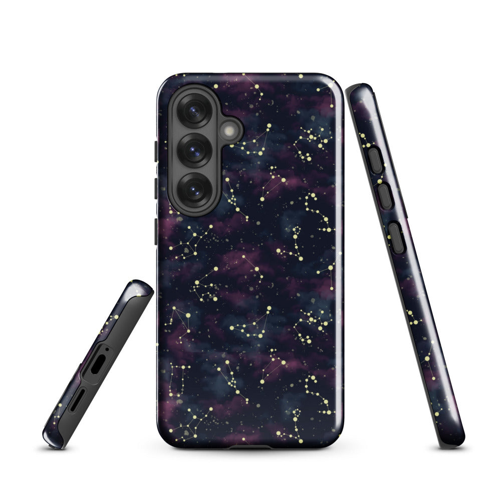 Star Constellations Tough Case for Samsung Galaxy S25 - Glossy Finish - https://ascensionemporium.net